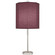 Kate One Light Table Lamp in Polished Nickel w/ Clear Crystal (165|VW05)