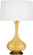 Pike One Light Table Lamp in Sunset Yellow Glazed Ceramic w/Aged Brass (165|SU994)