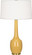 Delilah One Light Table Lamp in Antique Brass w/Sunset Yellow Glazed Ceramic (165|SU701)