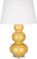 Triple Gourd One Light Table Lamp in Sunset Yellow Glazed Ceramic w/Lucite (165|SU43X)