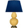 Double Gourd One Light Table Lamp in Sunset Yellow Glazed Ceramic w/Antique Natural Brass (165|SU20N)