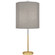 Kate One Light Table Lamp in Modern Brass w/ Clear Crystal (165|SG04)