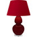 Double Gourd One Light Table Lamp in Sangria Glazed Ceramic w/Lucite (165|SA23R)