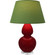 Double Gourd One Light Table Lamp in Sangria Glazed Ceramic w/Lucite (165|SA23G)