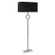 Oculus One Light Floor Lamp in Antique Silver w/ White Marble (165|S406B)
