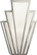 Empire One Light Wall Sconce in Antique Silver (165|S228)