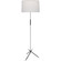 Thatcher One Light Floor Lamp in Polished Nickel w/Matte Black (165|S218)