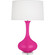 Pike One Light Table Lamp in Razzle Rose Glazed Ceramic w/Lucite (165|RZ996)