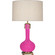 Athena One Light Table Lamp in Razzle Rose Glazed Ceramic w/Aged Brass (165|RZ992)
