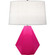 Delta One Light Table Lamp in Razzle Rose Glazed Ceramic w/Polished Nickel (165|RZ930)