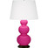 Triple Gourd One Light Table Lamp in Razzle Rose Glazed Ceramic w/Deep Patina Bronze (165|RZ41X)