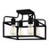 Paulsen Four Light Semi-Flush Mount in Matte Black (10|QSF5349MBK)