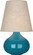 Small June One Light Accent Lamp in Peacock Glazed Ceramic (165|PC91)