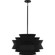 Pierce Three Light Pendant in Piano Black Gloss (165|PB983)
