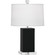 Small Harvey One Light Accent Lamp in Obsidian Glazed Ceramic (165|OS990)