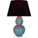 Double Gourd One Light Table Lamp in Steel Blue Glazed Ceramic w/Lucite (165|OB23K)
