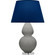 Double Gourd One Light Table Lamp in Matte Smokey Taupe Glazed Ceramic w/Lucite (165|MST62N)