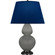 Double Gourd One Light Table Lamp in Matte Smokey Taupe Glazed Ceramic w/Deep Patina Bronze (165|MST57N)