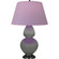 Double Gourd One Light Table Lamp in Matte Smokey Taupe Glazed Ceramic w/Deep Patina Bronze (165|MST57L)