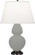 Double Gourd One Light Table Lamp in Matte Smokey Taupe Glazed Ceramic w/Deep Patina Bronze (165|MST57)