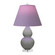 Small Double Gourd One Light Accent Lamp in Matte Smokey Taupe Glazed Ceramic w/Lucite (165|MST53L)