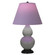 Small Double Gourd One Light Accent Lamp in Matte Smokey Taupe Glazed Ceramic w/Deep Patina Bronze (165|MST51L)