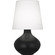 June One Light Table Lamp in Matte Obsidian Glazed Ceramic (165|MOS99)