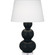 Triple Gourd One Light Table Lamp in Matte Obsidian Glazed Ceramic w/Lucite (165|MOS43)