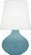 June One Light Table Lamp in Matte Steel Blue Glazed Ceramic (165|MOB99)