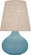Small June One Light Accent Lamp in Matte Steel Blue Glazed Ceramic (165|MOB91)