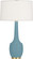 Delilah One Light Table Lamp in Matte Steel Blue Glazed Ceramic (165|MOB70)