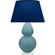 Double Gourd One Light Table Lamp in Matte Steel Blue Glazed Ceramic w/Lucite (165|MOB62N)