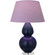 Double Gourd One Light Table Lamp in Matte Midnight Blue Glazed Ceramic w/Lucite (165|MMB62L)