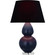 Double Gourd One Light Table Lamp in Matte Midnight Blue Glazed Ceramic w/Lucite Base (165|MMB62K)