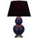 Double Gourd One Light Table Lamp in Matte Midnight Blue Glazed Ceramic w/Antique Silvered (165|MMB59K)