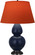 Double Gourd One Light Table Lamp in Matte Midnight Blue Glazed Ceramic w/Deep Patina Bronze (165|MMB57T)