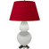 Double Gourd One Light Table Lamp in Matte Lily Glazed Ceramic w/Antique Silver (165|MLY59R)