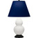 Double Gourd One Light Table Lamp in Matte Lily Glazed Ceramic w/Deep Patina Bronze (165|MLY57N)
