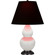 Small Double Gourd One Light Accent Lamp in Matte Lily Glazed Ceramic w/Deep Patina Bronze (165|MLY51K)