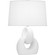 Fusion One Light Table Lamp in Matte Daisy Glazed Ceramic w/Polished Nickel (165|MDY81)