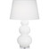 Triple Gourd One Light Table Lamp in Matte Daisy Glazed Ceramic w/Lucite (165|MDY43)