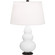 Small Triple Gourd One Light Accent Lamp in Matte Daisy Glazed Ceramic w/Deep Patina Bronze (165|MDY31)