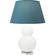 Double Gourd One Light Table Lamp in Matte Daisy Glazed Ceramic w/Lucite (165|MDY23B)