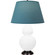 Double Gourd One Light Table Lamp in Matte Daisy Glazed Ceramic w/Deep Patina Bronze (165|MDY21B)