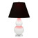Small Double Gourd One Light Accent Lamp in Matte Daisy Glazed Ceramic w/Lucite (165|MDY13K)