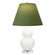 Small Double Gourd One Light Accent Lamp in Matte Daisy Glazed Ceramic w/Lucite (165|MDY13G)