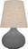 Small June One Light Accent Lamp in Matte Ash Glazed Ceramic (165|MCR91)