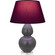 Double Gourd One Light Table Lamp in Matte Ash Glazed Ceramic w/Lucite (165|MCR62P)