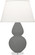 Double Gourd One Light Table Lamp in Matte Ash Glazed Ceramic w/Lucite (165|MCR62)