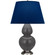 Double Gourd One Light Table Lamp in Matte Ash Glazed Ceramic w/Antique Silver (165|MCR59N)